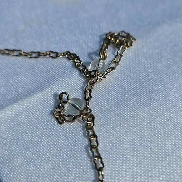 Grey Smokey Color Cameo Gold Tone Vintage Style #136 - Picture 4 of 4